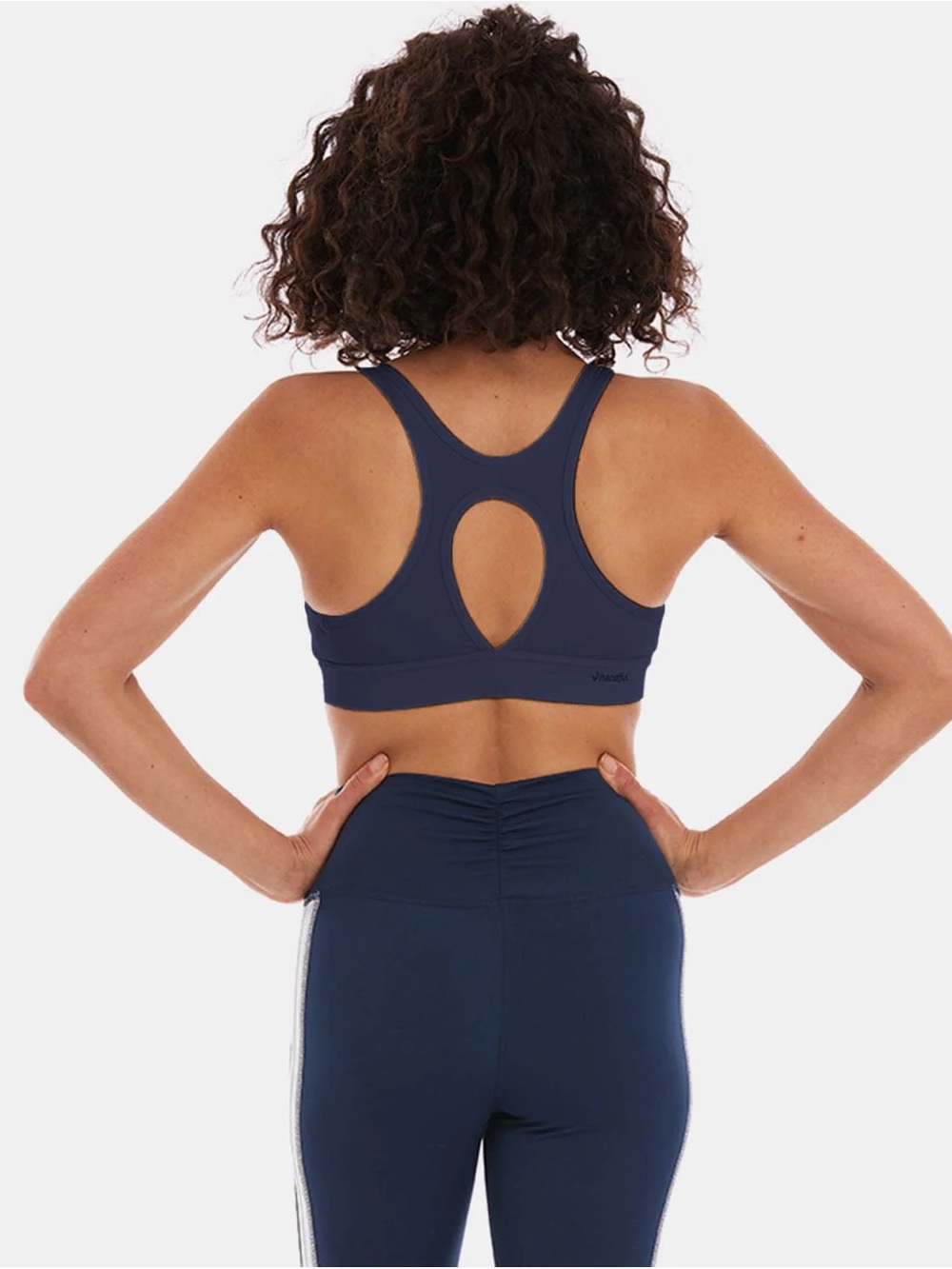 Handful FAV Sports Bra in Navy | Size Medium - Picture 2 of 6